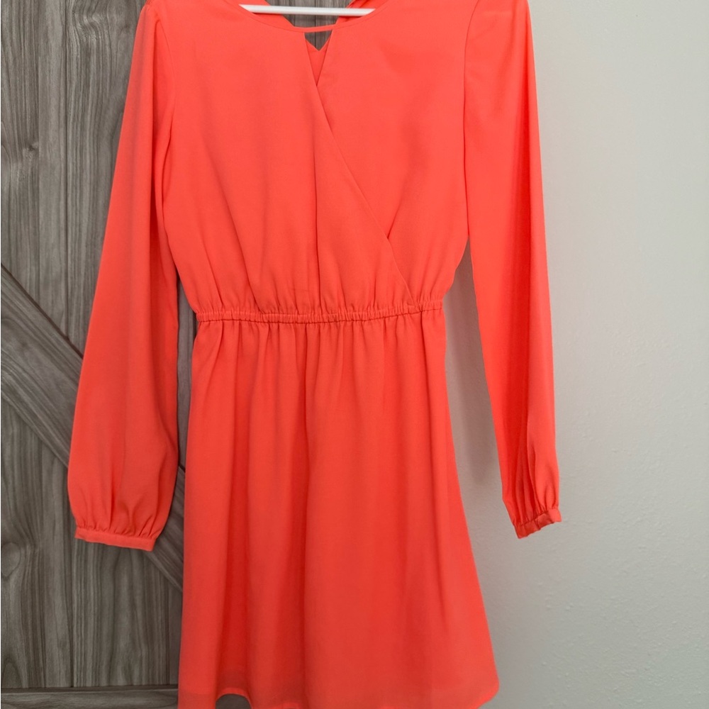Elegant Coral Dress